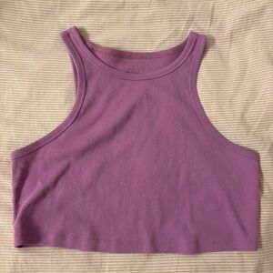 Purple-ish Pink Ribbed Women's Tank Top